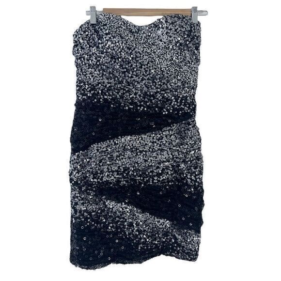 Tony Bowls Dresses & Skirts - Tony Bowls All Over Sequins Strapless Mini Dress